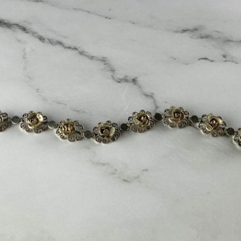 Vintage 925 Sterling Silver Bracelet Size 7 In