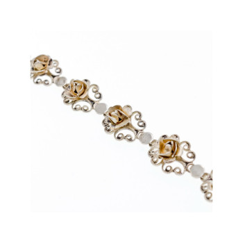 Vintage 925 Sterling Silver Bracelet Size 7 In