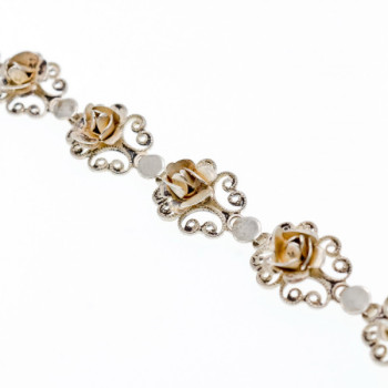 Vintage 925 Sterling Silver Bracelet Size 7 In