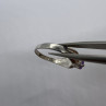 925 Sterling Silver Amethyst Ring Size 8