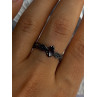 925 Sterling Silver Garnet Ring Size 9.5