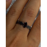 925 Sterling Silver Garnet Ring Size 9.5