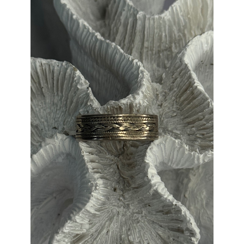 925 Sterling Silver Band Ring Size 10