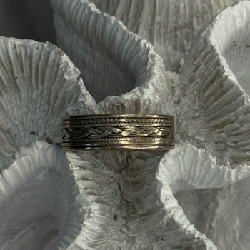 925 Sterling Silver Band Ring Size 10