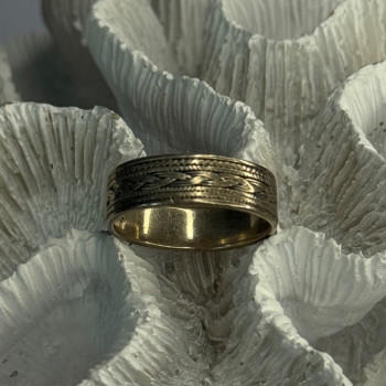 925 Sterling Silver Band Ring Size 10