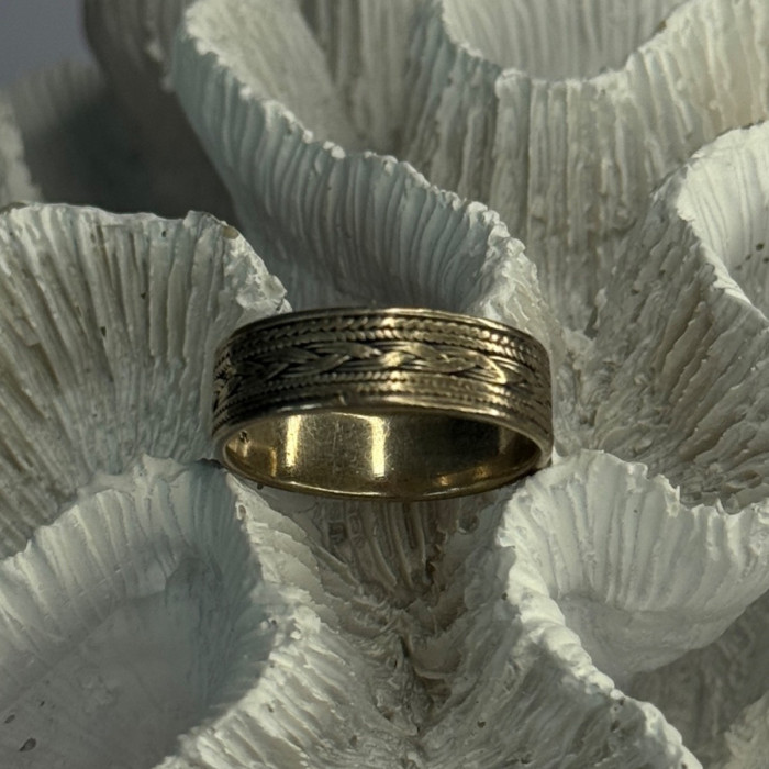 925 Sterling Silver Band Ring Size 10