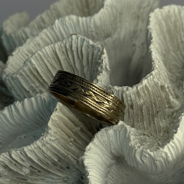 925 Sterling Silver Band Ring Size 10