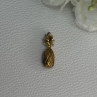 14K Yellow Gold Pineapple Pendant Length 0.85