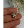 10K YELLOW GOLD DIAMOND STAR PENDANT LENGTH 0.50 INCH