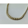 925 Sterling Silver Gold Plated Necklace Italy