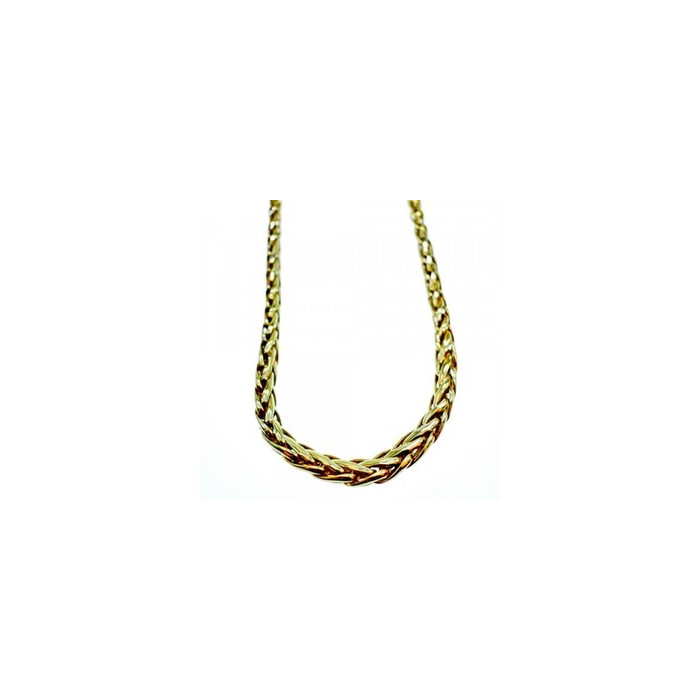 925 Sterling Silver Gold Plated Necklace Italy