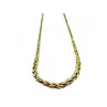 925 Sterling Silver Gold Plated Necklace Italy