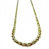 925 Sterling Silver Gold Plated Necklace Italy