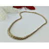 925 Sterling Silver Gold Plated Necklace Italy