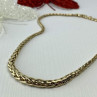 925 Sterling Silver Gold Plated Necklace Italy