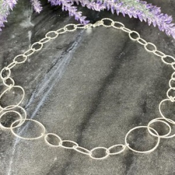 925 Sterling Silver Necklace Italy
