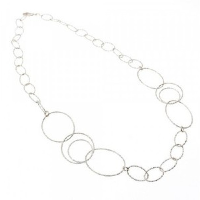 925 Sterling Silver Necklace Italy