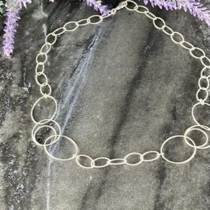 925 Sterling Silver Necklace Italy