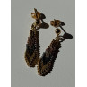 925 Sterling Silver 3 Colors Gold Plated Italy Earrings