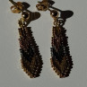 925 Sterling Silver 3 Colors Gold Plated Italy Earrings