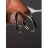 925 Sterling Silver Onyx Hoop Earrings