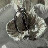 925 Sterling Silver Onyx Hoop Earrings