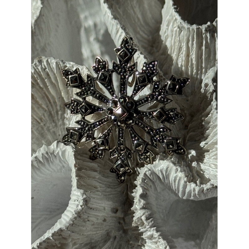 925 Sterling Silver Sapphire Beryl Topaz Heart Pendant Cross