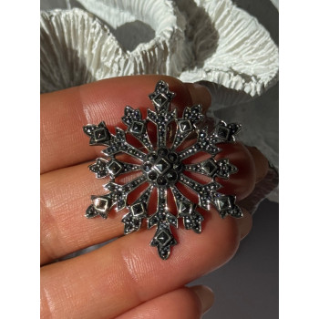 925 Sterling Silver Sapphire Beryl Topaz Heart Pendant Cross