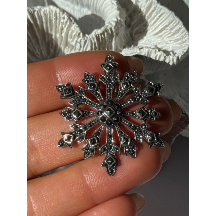 925 Sterling Silver Sapphire Beryl Topaz Heart Pendant Cross