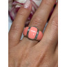 925 Sterling Silver Agate Ring Size 7.5