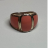 925 Sterling Silver Agate Ring Size 7.5