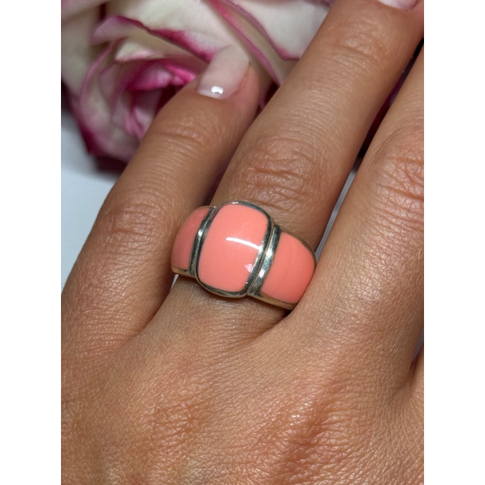 925 Sterling Silver Agate Ring Size 7.5