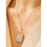 925 Sterling Silver Moonstone & CZ Chain With Pendant