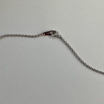 925 Sterling Silver Moonstone & CZ Chain With Pendant