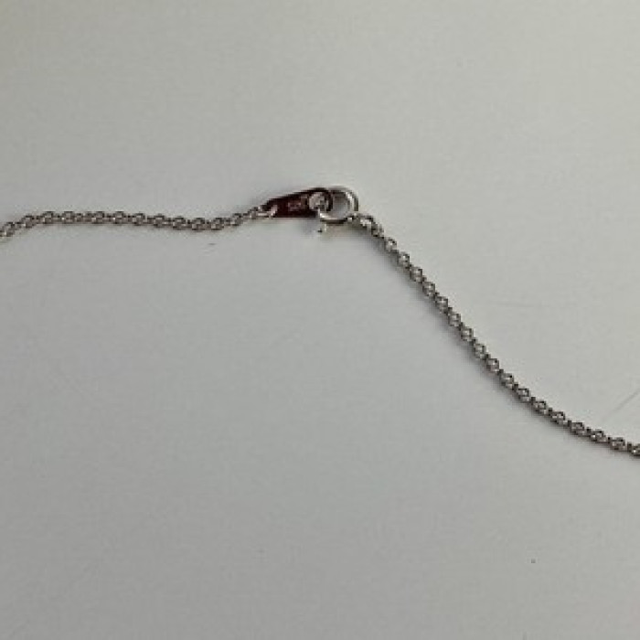 925 Sterling Silver Moonstone & CZ Chain With Pendant