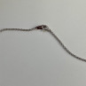 925 Sterling Silver Moonstone & CZ Chain With Pendant