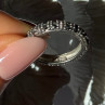 925 Sterling Silver Marcasite Band Ring Size 8