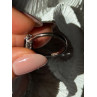 925 Sterling Silver Onyx & Beryl Ring Size 9