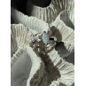925 Sterling Silver Opal Ring Size 9