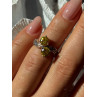 Shiny 925 Sterling Silver Cz Ring Size 4.5