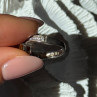 Shiny 925 Sterling Silver Cz Ring Size 4.5