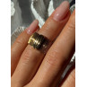 Italy 925 Sterling Silver Gold Plated Ring Size 5.5