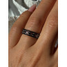 925 Sterling Silver Onyx Ring Size 7
