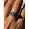 925 Sterling Silver Tanzanite & Beryl Ring Size 10