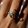 Unique Design 925 Sterling Silver Ring Size 9
