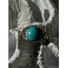 Vintage 925 Sterling Silver Larimar Ring Size 5