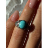 Vintage 925 Sterling Silver Larimar Ring Size 5