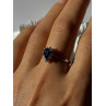 925 Sterling Silver Sapphire & Beryl Ring Size 9