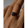 925 Sterling Silver Sapphire & Beryl Ring Size 9
