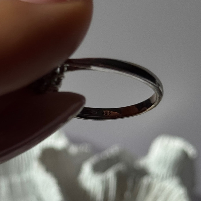 925 Sterling Silver Sapphire & Beryl Ring Size 9